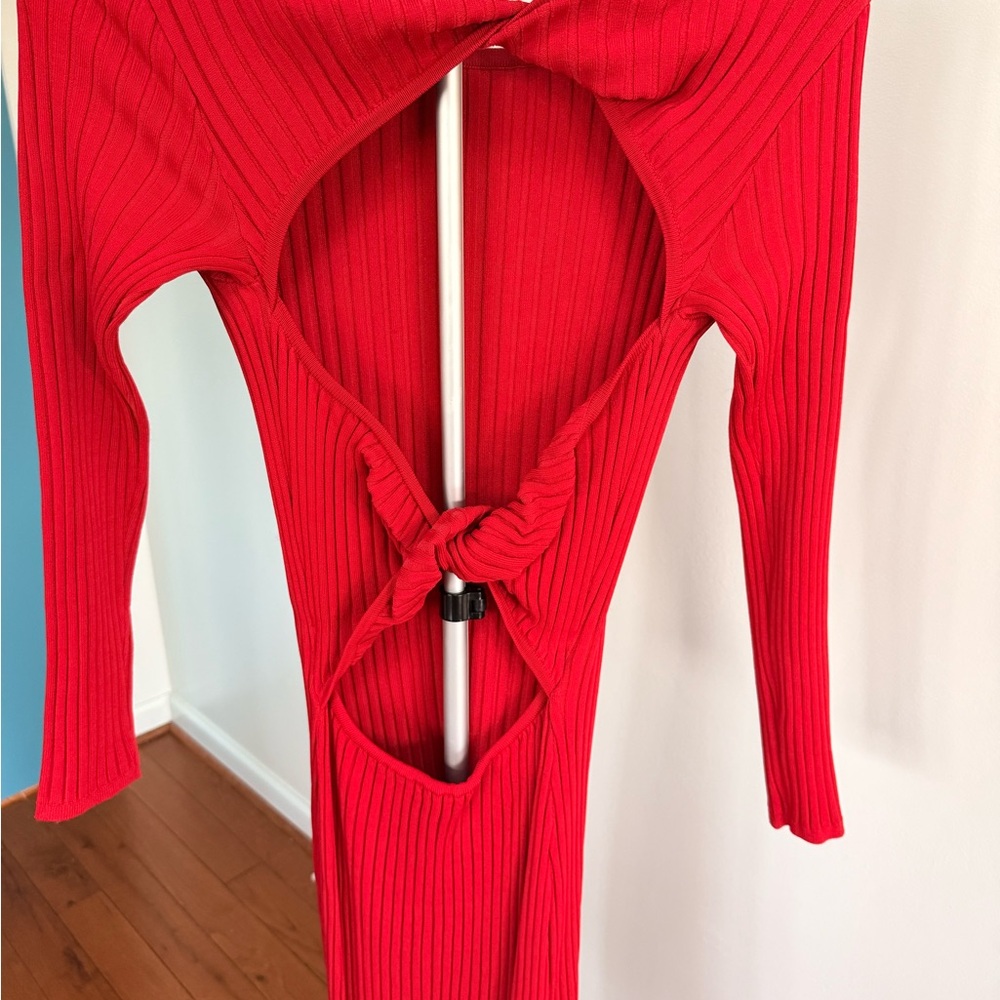 FARM Rio Vibrant Red Maxi Dress - Picture 10 of 14